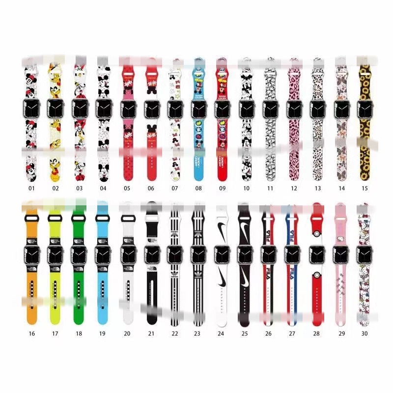 Dây Đeo Đồng Hồ Bằng Silicone Hoạt Hình Kitty 49mm 41mm 45mm 44mm 42mm 40mm 38mm Cho i-Watch ultra 8 SE 7 6 5 4 3 2 1
