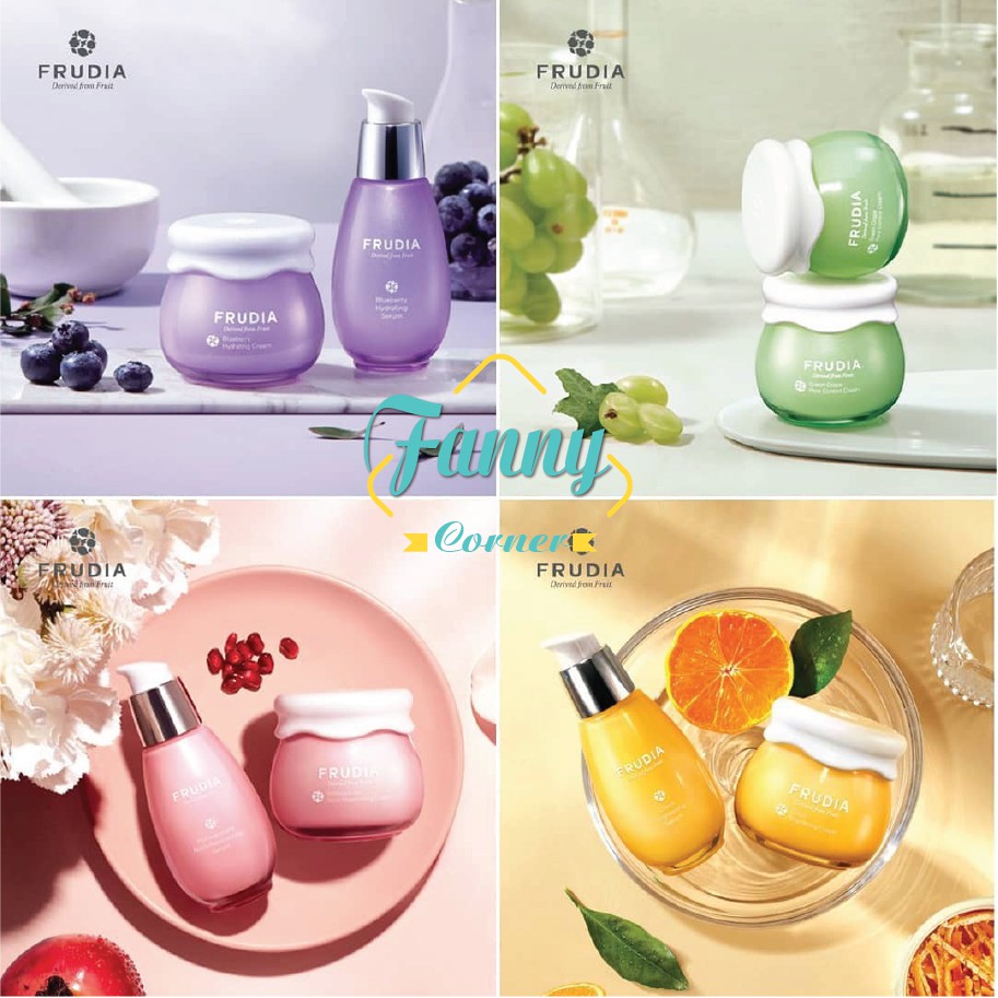 Kem Dưỡng Trắng Da, Se Khít Lỗ Chân Lông, Chống Lão Hoá và Cấp Ẩm Chiết Xuất Trái Cây FRUDIA Cream Jar 10g