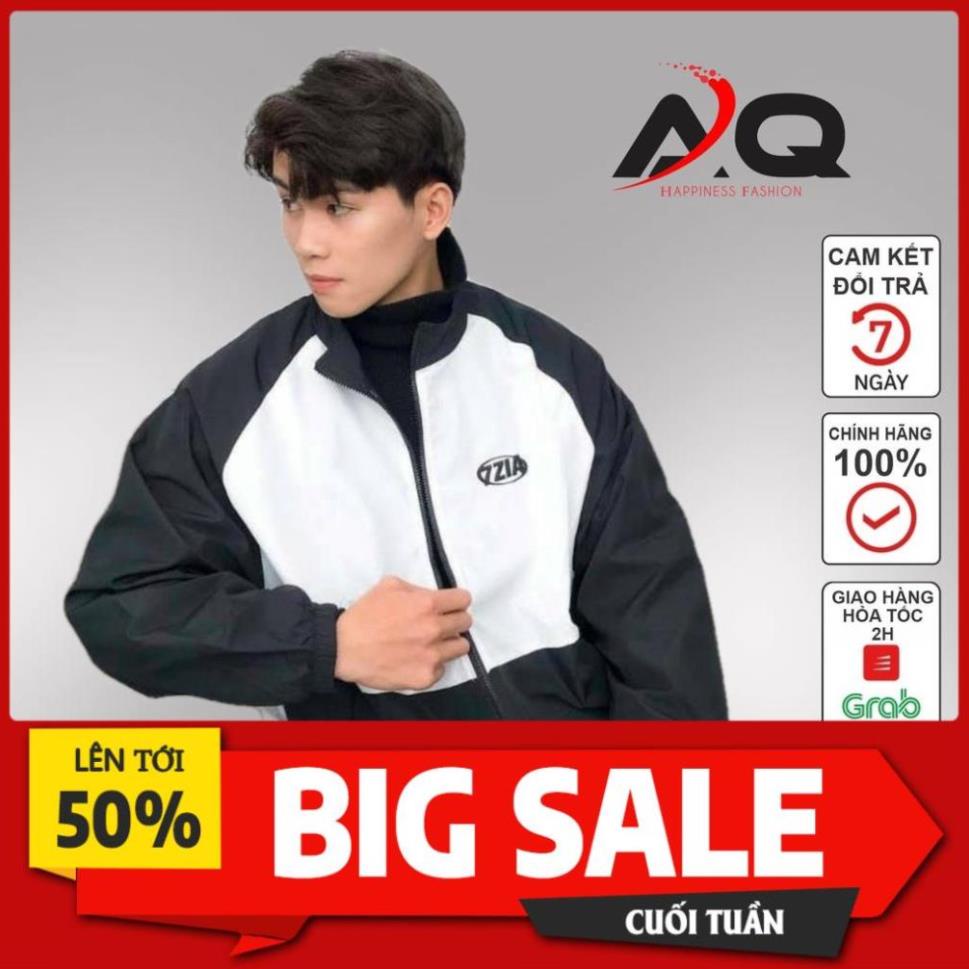 SALE Áo khoác Bomber Jacket❤️Áo Bóng Chày 7ZIA Khoác Dù Gió 2 lớp chống nắng cực chất Unisex cho Nam Nữ- AQ STORE 