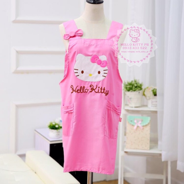 Tạp dề vải Hello Kitty