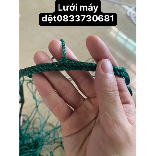Lưới giàn leo cho cây 2m×10m- Lưới dệt máy mắt lưới ô vuông được may bo viền
