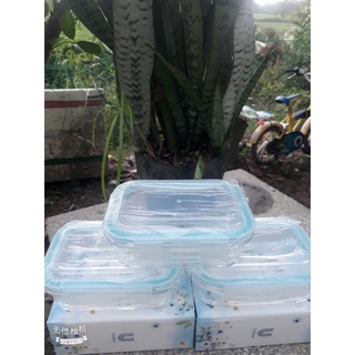 Thố thủy tinh chữ nhật 640ml