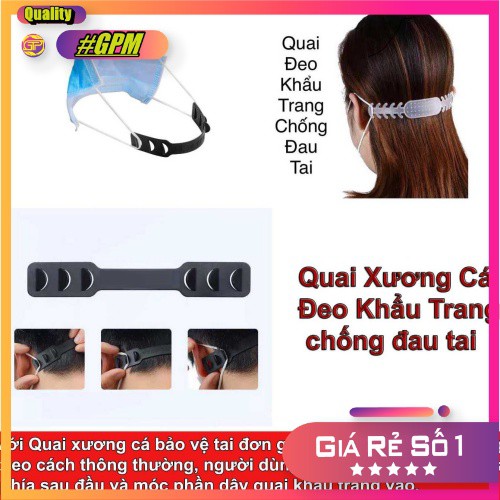 QUAI ĐEO KHẨU TRANG - "móc đeo xương cá" chống đau tai hiệu quả khi đeo khẩu trang lâu