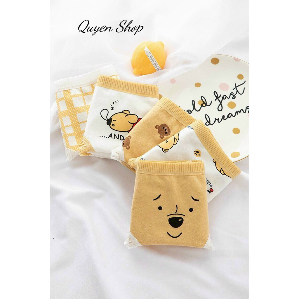 Quần lót nữ_Quần Lót Nữ Cotton HỌA TIẾT GẤU CUTE_SIÊU DỄ THƯƠNG🌞 | BigBuy360 - bigbuy360.vn