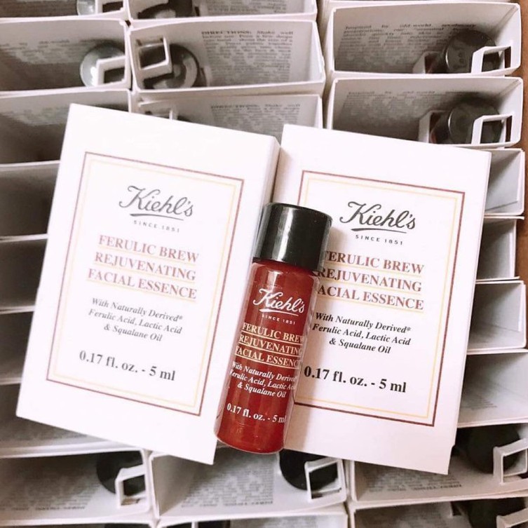 Tinh chất trẻ hóa da mặt Kiehls Ferulic Brew Rejuvenating Facial Essence 5ml