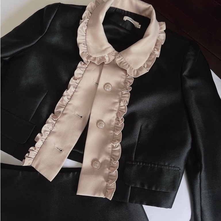 Mita Boutique - Áo Croptop Dài Tay Tiểu Thư Ciara - MIAK0002