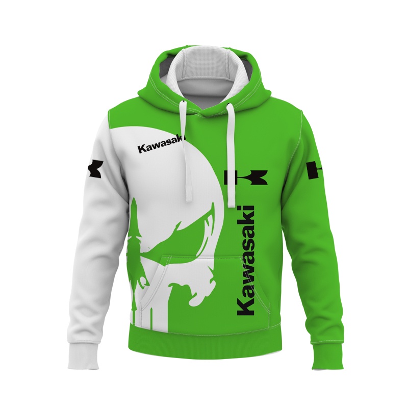 Áo Hoodie Chui Đầu Phong Cách Thể Thao 2022 Mẫu Kawasaki Ninja