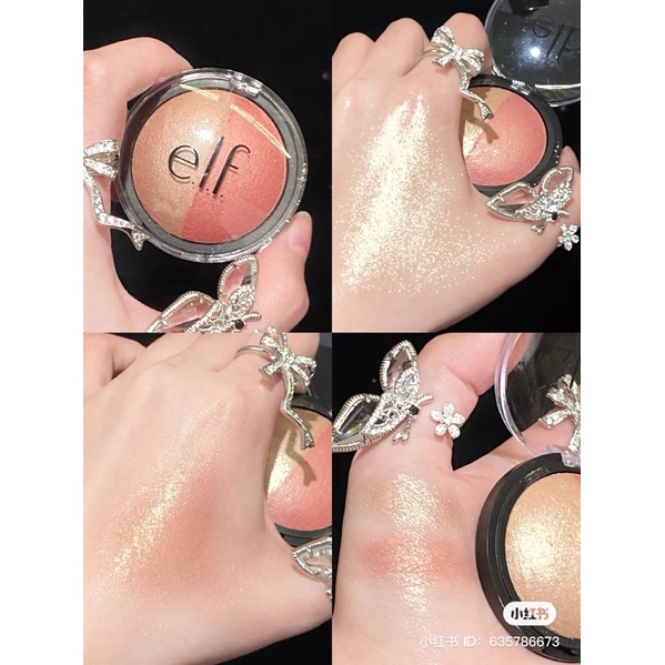 Phấn má & highlight E.L.F Baked Duo