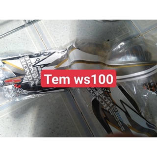 tem xe ws100 đủ màu tem ws100 tem ws100