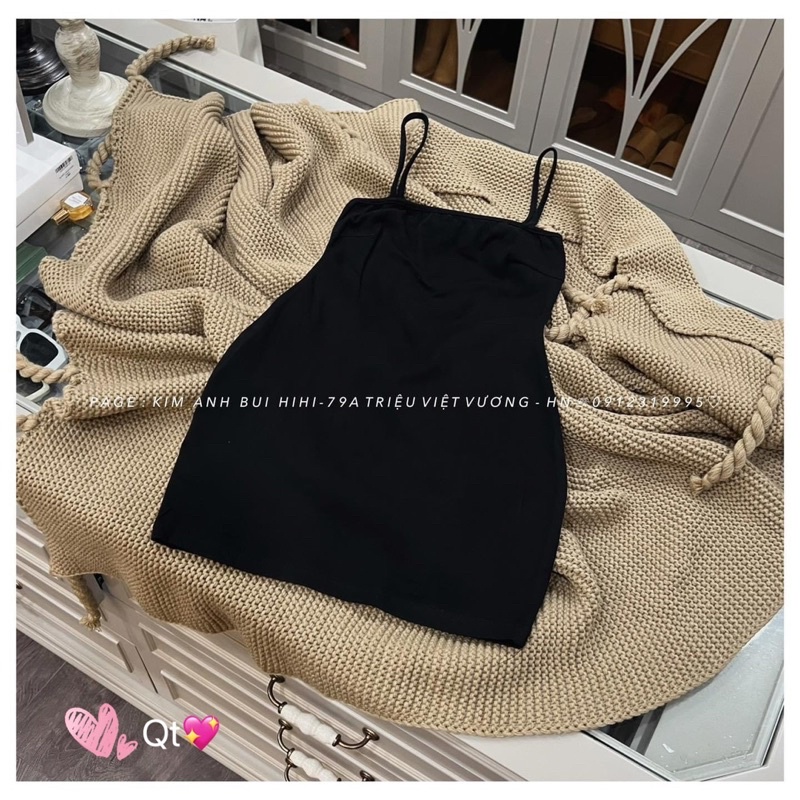Váy 2 dây body ngắn chuẩn Kim Anh bùi