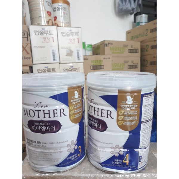 Thanh Lý sữa I am mother số 4 móp ít 800g