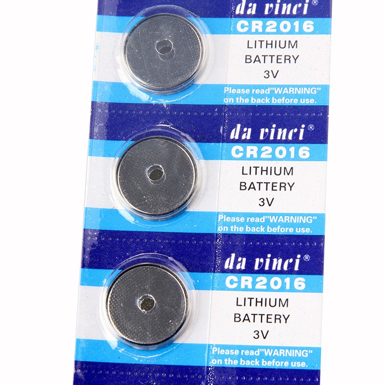 Vỉ 5 viên pin nút CR2016 Lithium Battery 3V