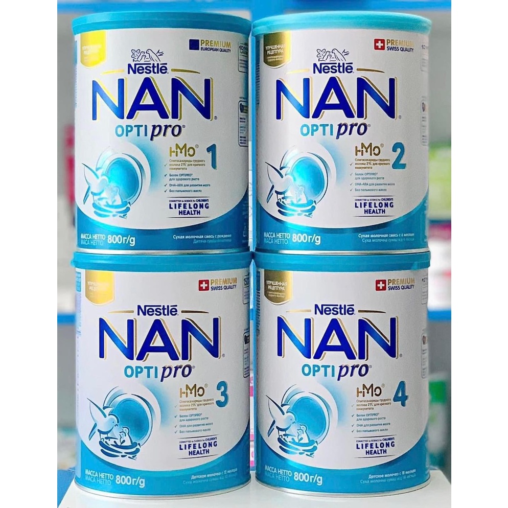 Sữa Nan Nga HMO Optipro số 1, 2, 3, 4 lon 800g - 𝐁𝐞𝐞 𝐡𝐨𝐮𝐬𝐞