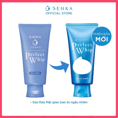 [Mã SKAMLTSM9 giảm 10% đơn 99K] SỮA RỬA MẶT SENKA XANH❤️FREESHIP❤️ SỮA RỬA MẶT SHISEIDO SENKA PERFECT WHIP 120ml