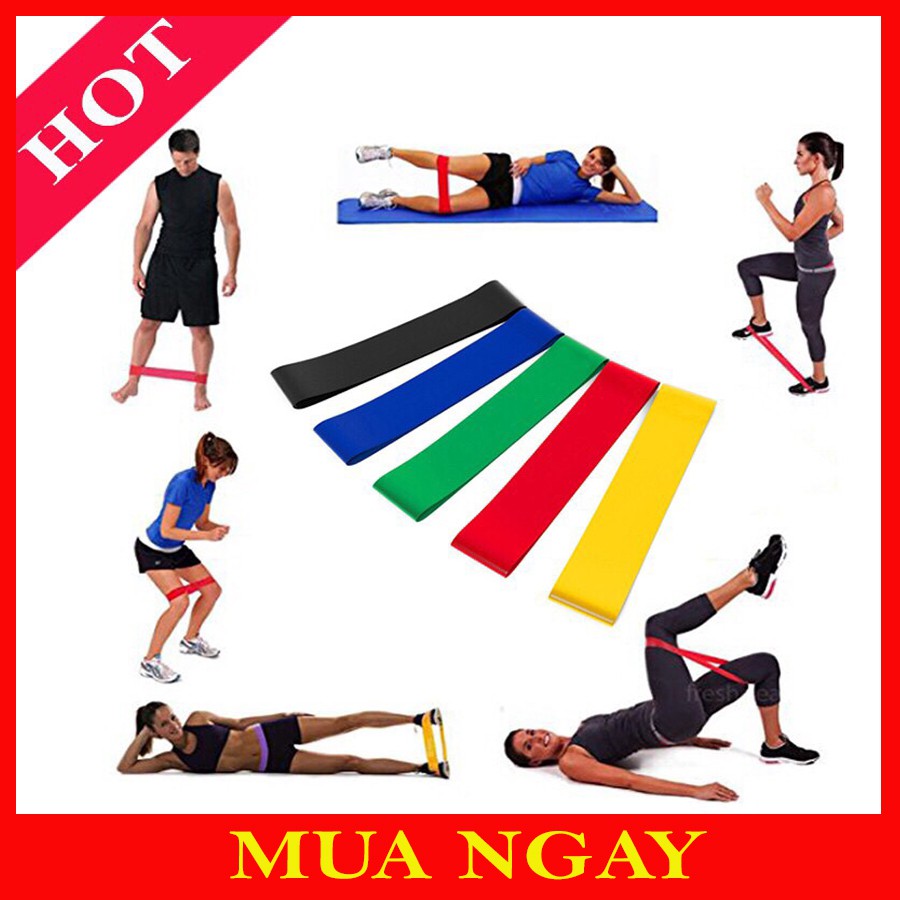 Bộ 5 Dây Kháng Lực Tập Gym Cao Cấp KL11