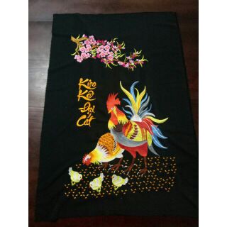 Tranh theu sẵn kim kê đại cát