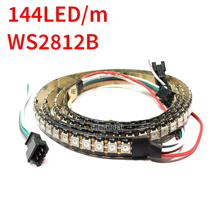 Dây LED RGB 144 LED/M Phủ Keo Chống Nước WS2812B 5050