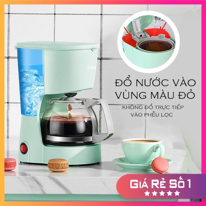 Máy Pha Cafe Donlim 𝗙𝗥𝗘𝗘 𝗦𝗛𝗜𝗣 Có Bình thủy tinh và có ngay 1 tách cà phê thơm ngon chỉ với 3 bước cực đơn giản