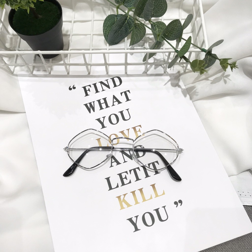 [Cực Đẹp] Mắt Kính Giả Cận Hot Trend Thoi 203 Cực Hot - Hazo