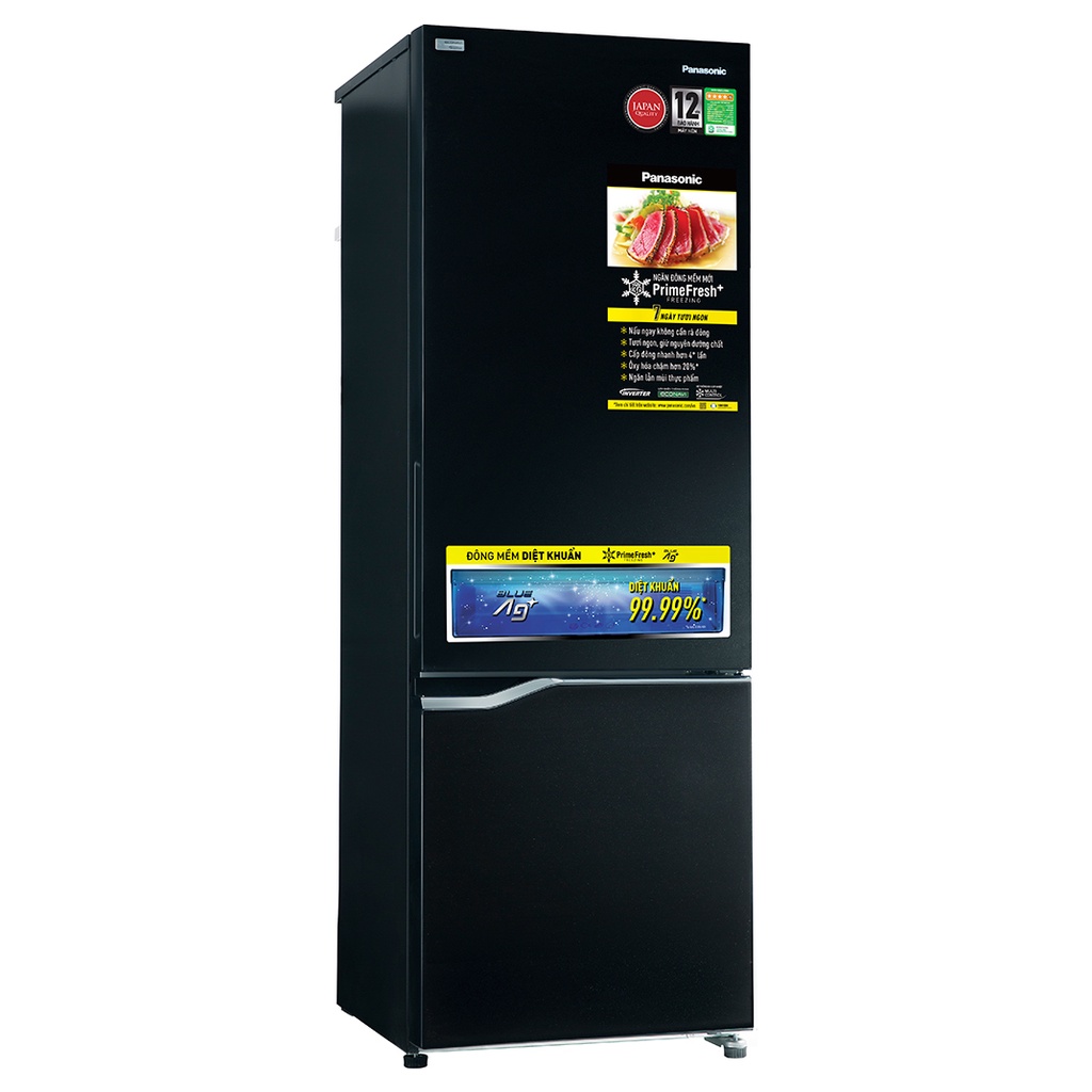 Tủ lạnh Panasonic Inverter 322 lít NR-BV360GKVN - Ngăn đông mềm, Multi Control,Cảm biến thông minh Econavi, Freeship HCM