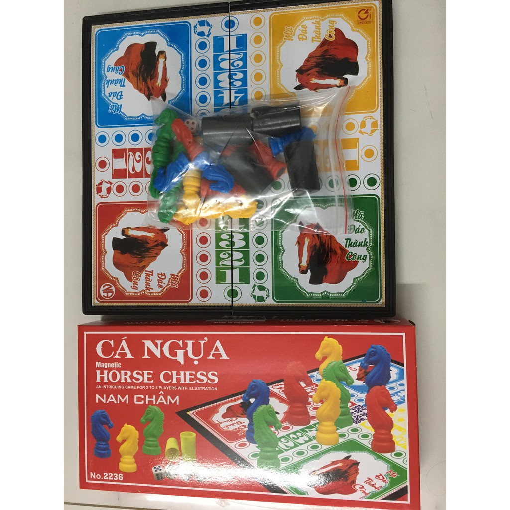 Cờ cá ngựa nam châm đẹp cao cấp