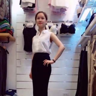 Áo sơ mi sát nách Uniqlo Nhật authentic 100%