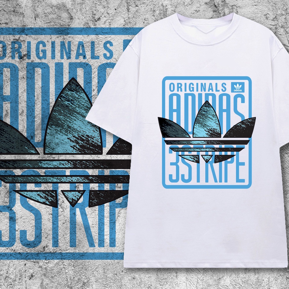 Áo ADIDAS 3 sọc nam nữ, Áo phông Adidas , Áo thun thể thao tay ngắn cotton cổ tròn vải dày co giãn cao cấp Wolfer Store