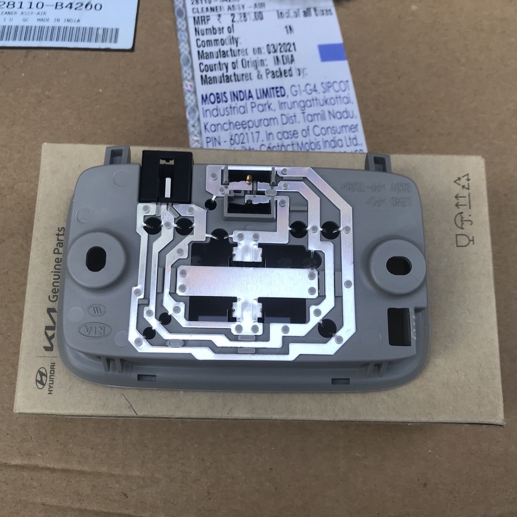 Đèn trần Hyundai I10 Grand, Kia morning 2012-2020 xịn chính hãng