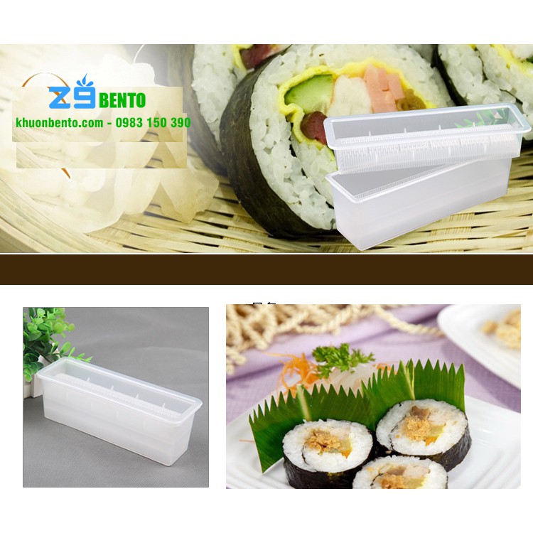 KHUÔN ÉP CƠM SUSHI KIỂU NHẬT SIZE TO