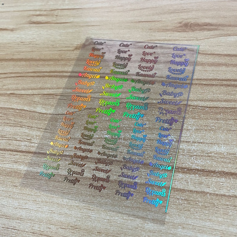 1 Tấm Khuôn Làm Trang Sức Nhựa Epoxy Hình Chữ Cái Tiếng Anh DIY