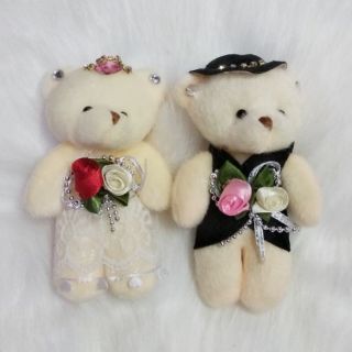 Gấu cô dâu chú rể nhỏ 10 cm [ NEW ]