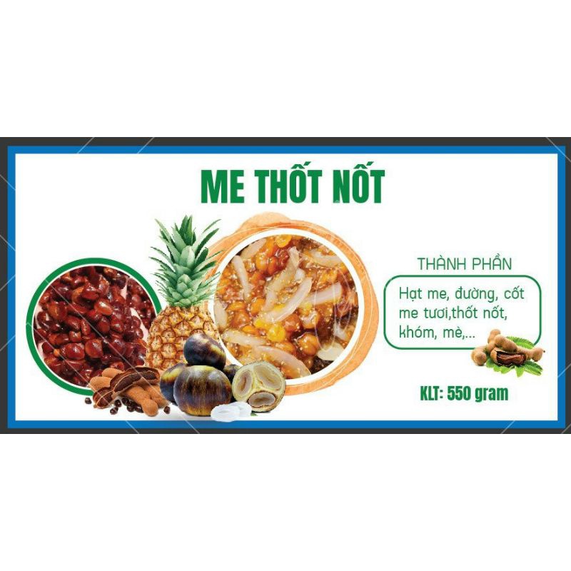 ME THỐT NỐT Hủ 550gr đậm đặc thơm ngon Đặc sản Miền Tây