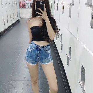 Quần Short Jean Rách MóM Store