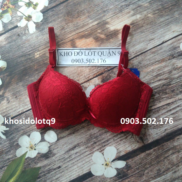 Áo ngực BoYa 3 móc ren dày nâng ngực