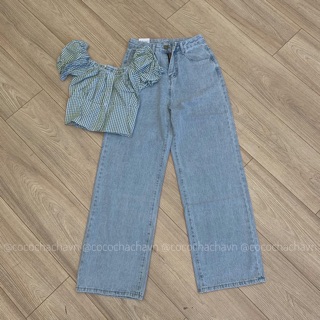 #Q1072CS quần jeans suông rộng