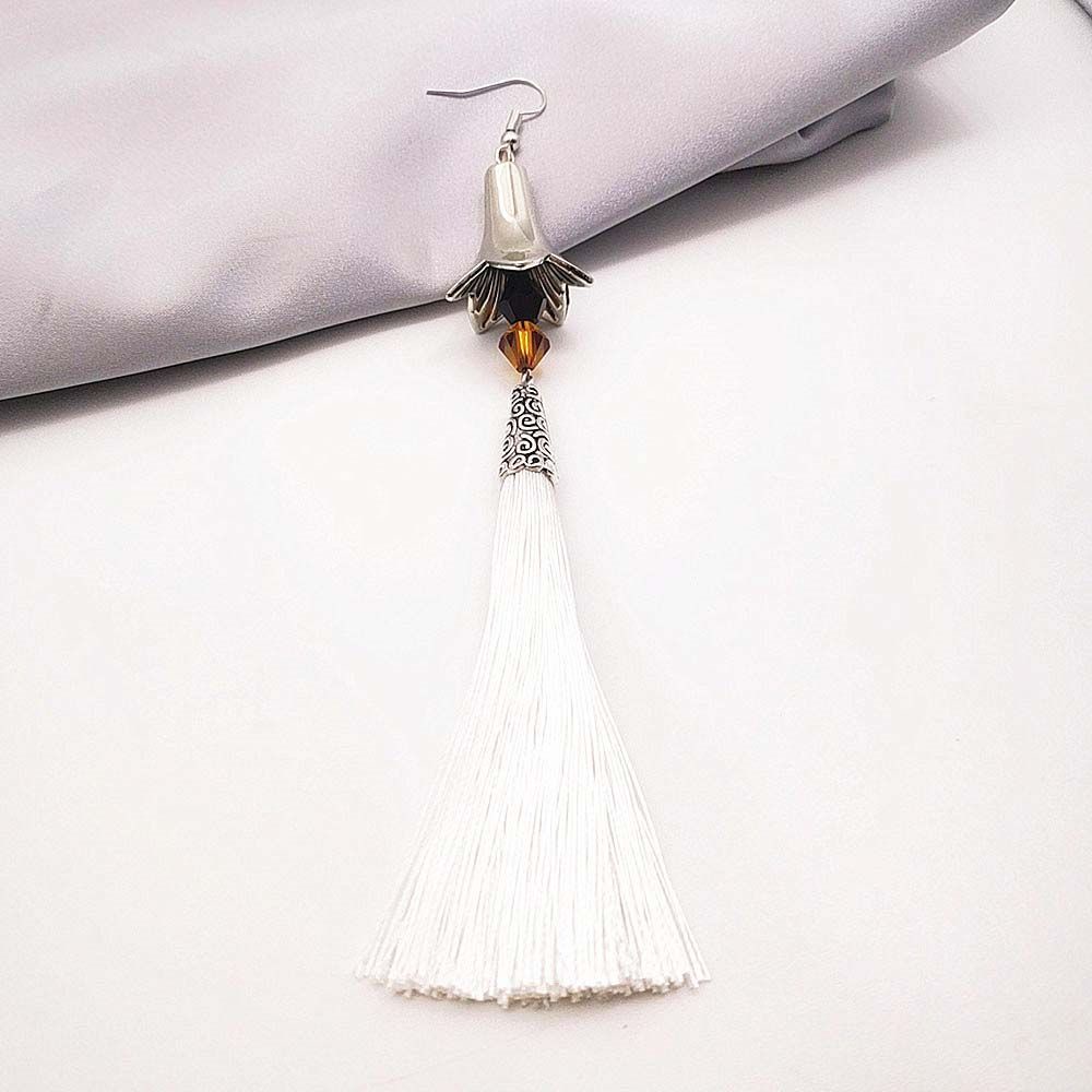 Khuyên tai dạng kẹp mặt hình nhân vật hoạt hình anime genshin impact trang trí zhongli