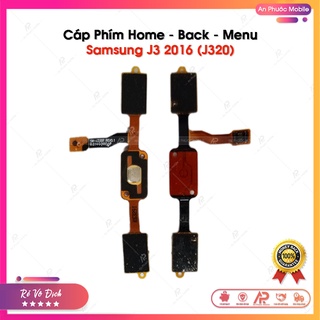 Cáp phím home - back - menu samsung j3 2016 / j320 zin bóc máy