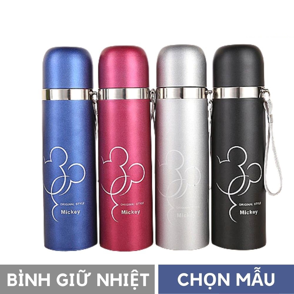 Bình giữ nhiệt inox 500ml hình in Kami22001
