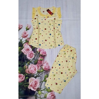 Họa tiết Hoa Lá Đồ bộ mặc nhà Tôn 2 da ShopThanhThanh Big Size