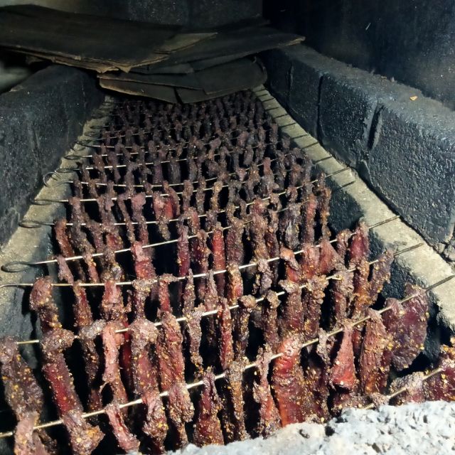 180k/500g Thịt lợn sấy gác bếp ( gói 0.5 kg)