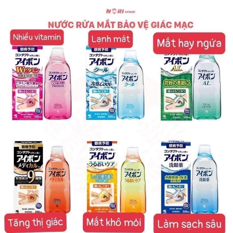 NƯỚC RỬA MẮT EYEBON NHẬT BẢN 500ML