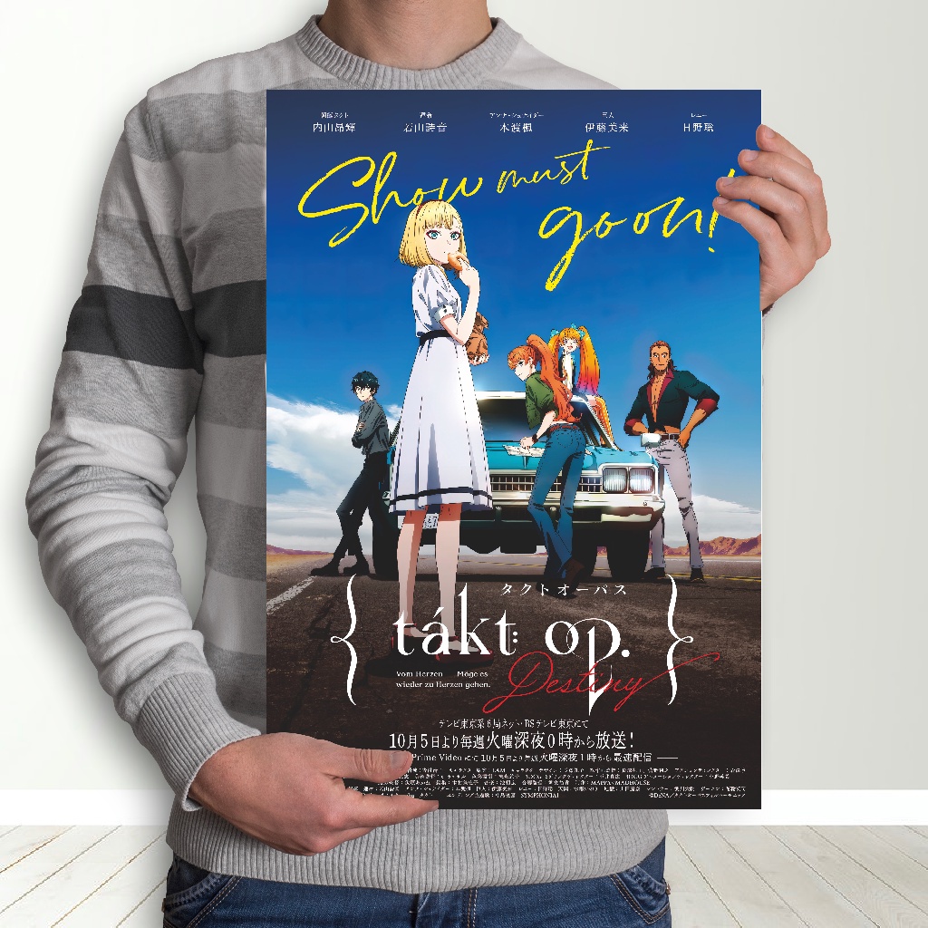 Poster Anime Takt Op. Deestiny Takt Asahina Destiny Titan - Size A3 +