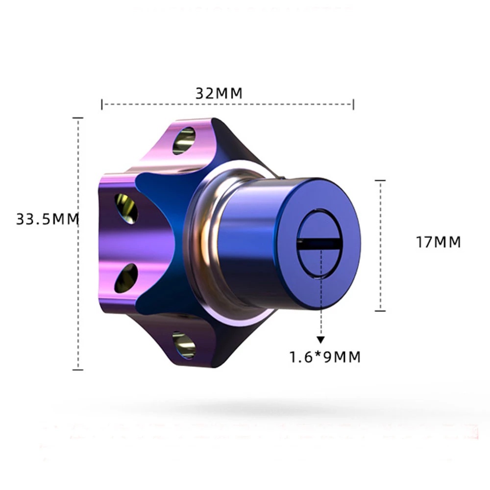 Vỏ bọc bảo vệ chìa khóa xe máy đua Lymoyo bằng titan CNC hình lục giác DIY