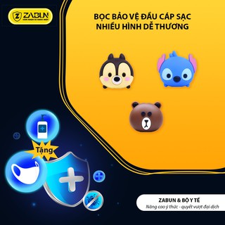 [10 mẫu] Phụ Kiện Thú Silicon Bọc Bảo Vệ Đầu Dây Cáp Sạc USB, Nút Dây Tai Nghe Siêu Cute Siêu Dễ Thương Chống Đứt Gãy