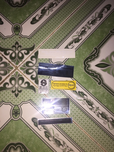 Tem thông số Dream Thái