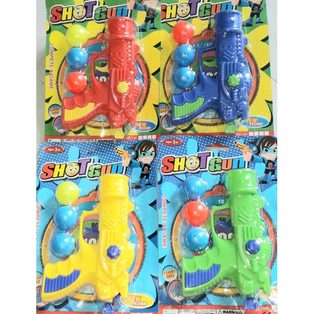 Một cái mô hình Súng_Bắn banh bằng nhựa an toàn cho bé