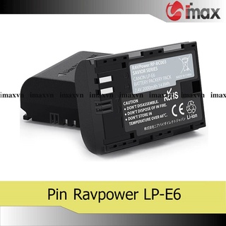 Pin máy ảnh ravpower cho canon lp-e/e6n