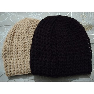 Mũ len nhà chùa Sư Nữ, Phật tử, màu nâu nhà chùa, màu be. Đội thẳng xuống ko phải gập lên vì đã có phần gấu như áo len.