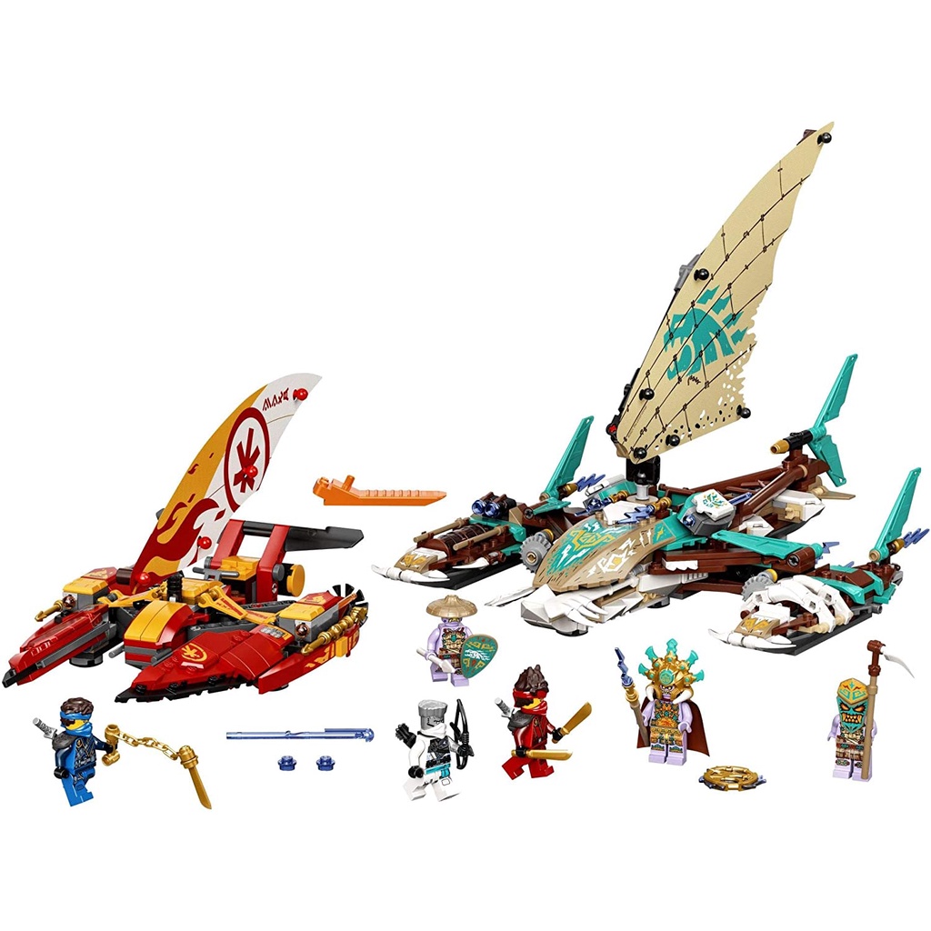 Đồ chơi LEGO 71748 Ninjago trận chiến trên biển Catmaran