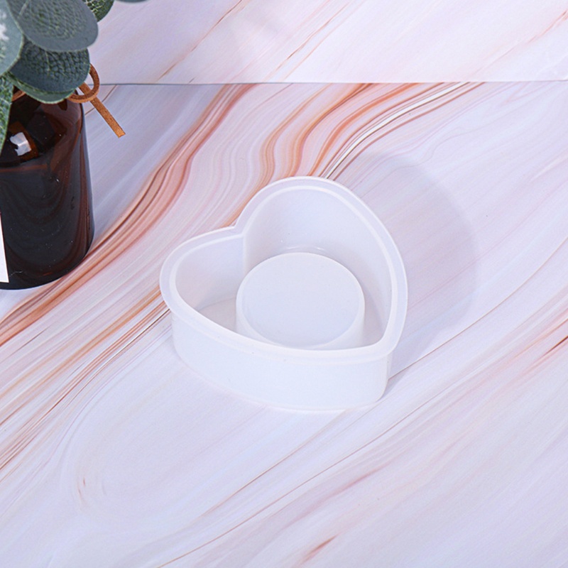 Khuôn Silicone Làm Chân Nến Hình Trái Tim